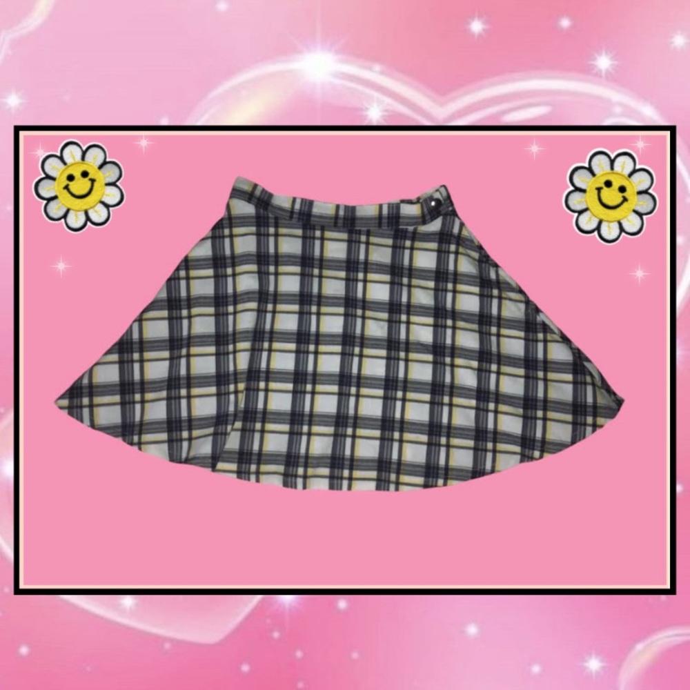 Plaid Circle Skirt